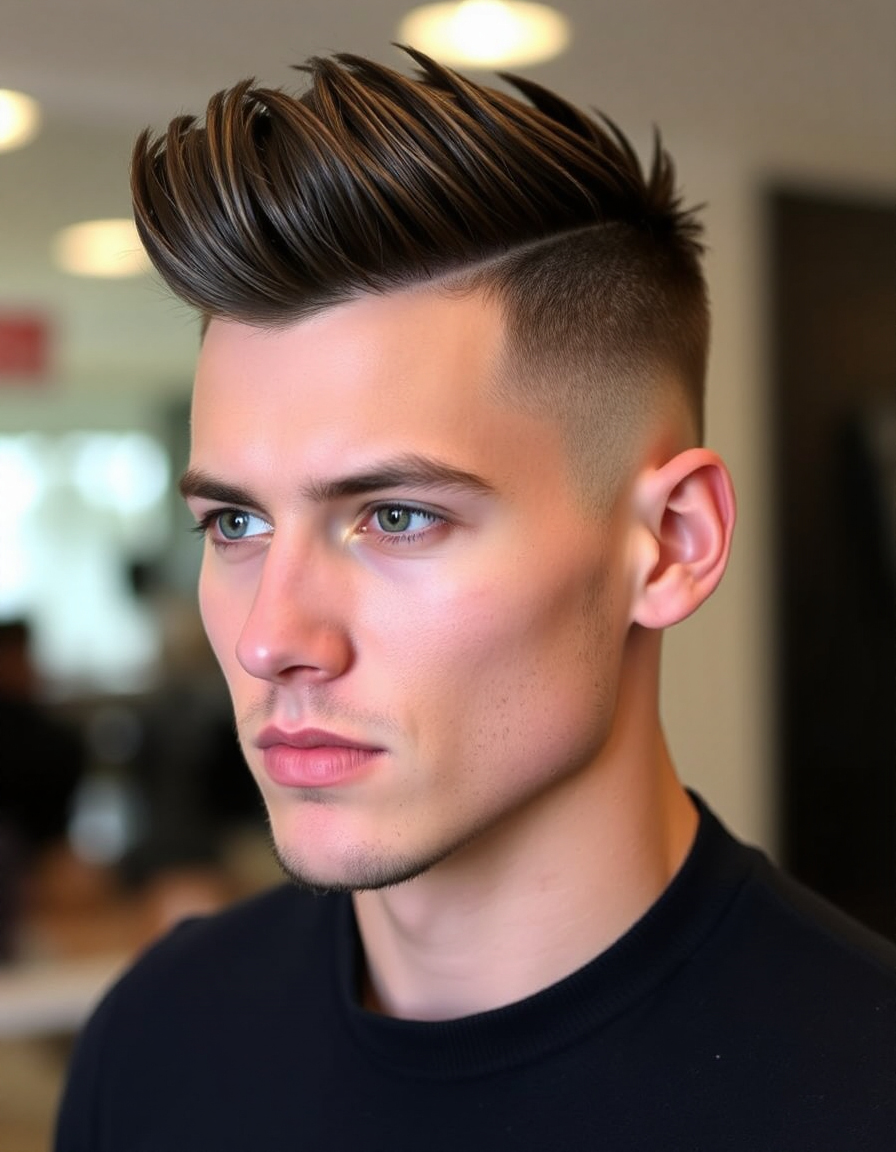 wolfcut hair for men