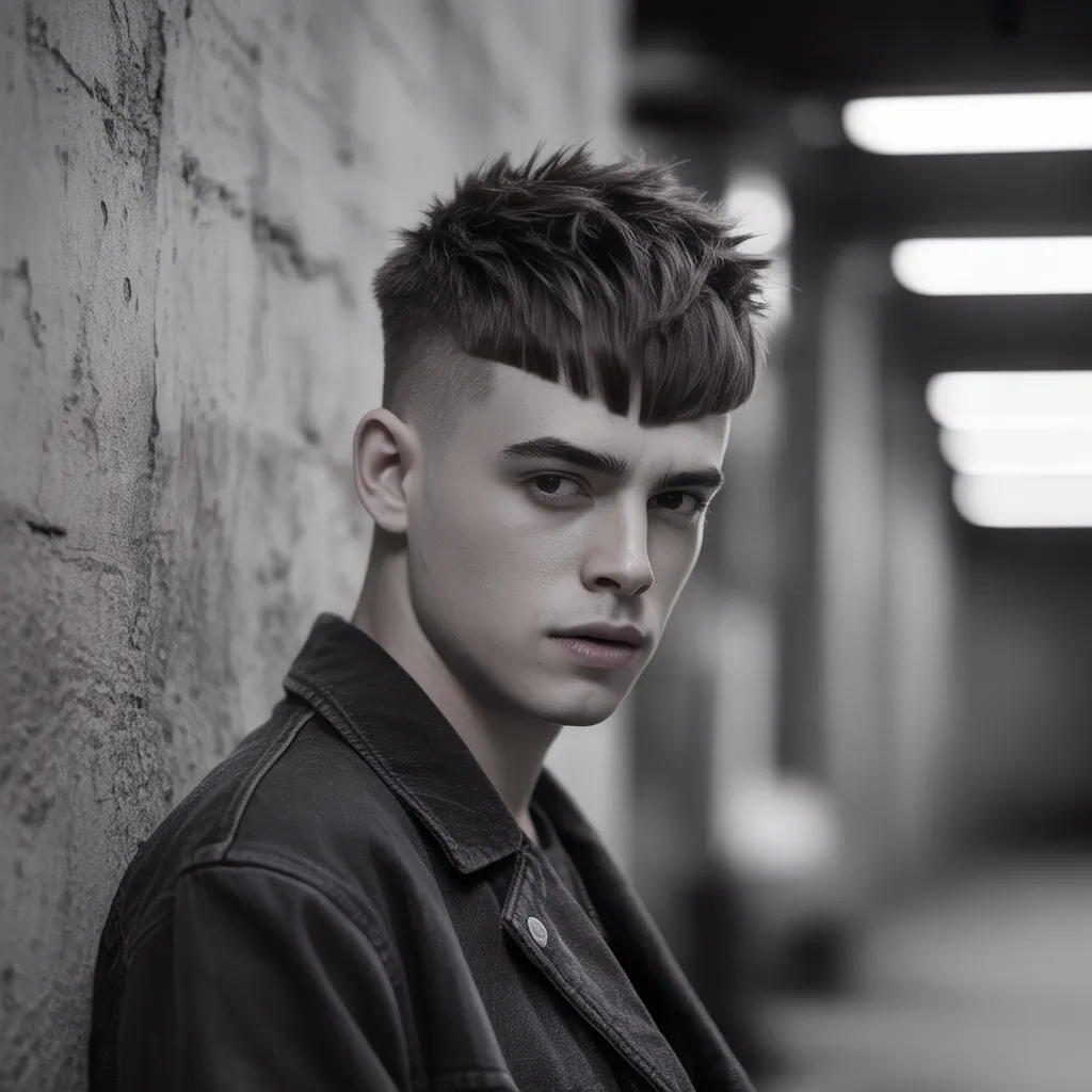 wolfcut hair for men