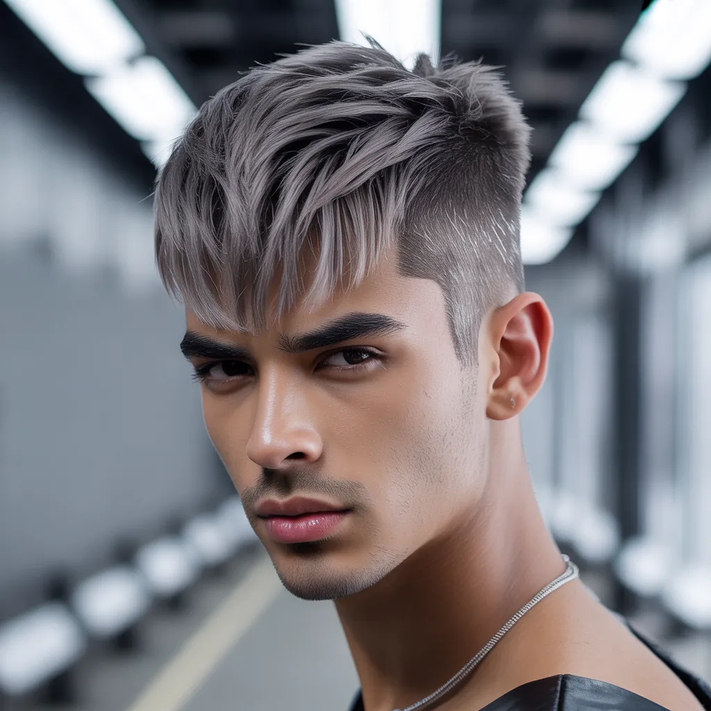 wolfcut hair for men