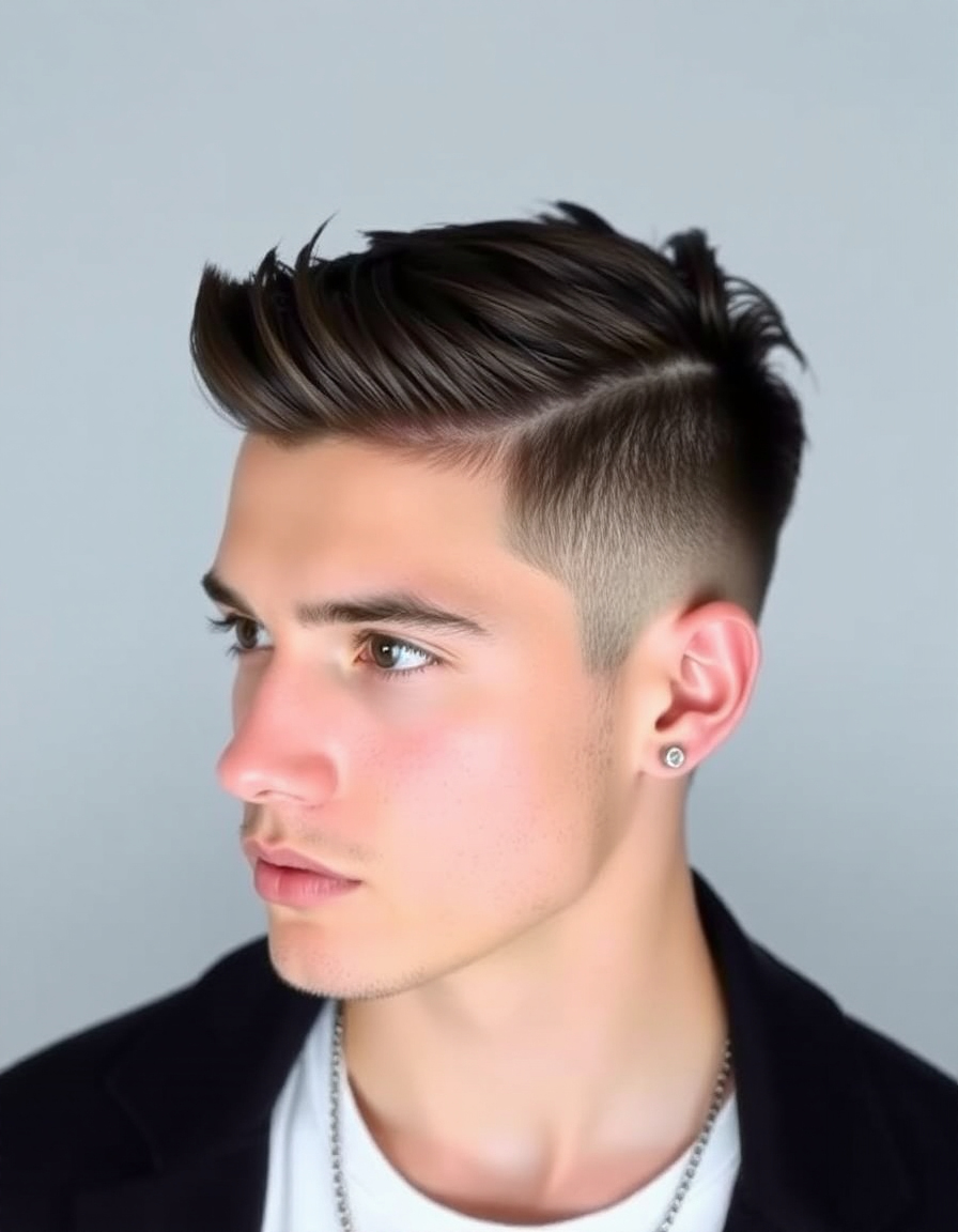 wolfcut hair for men