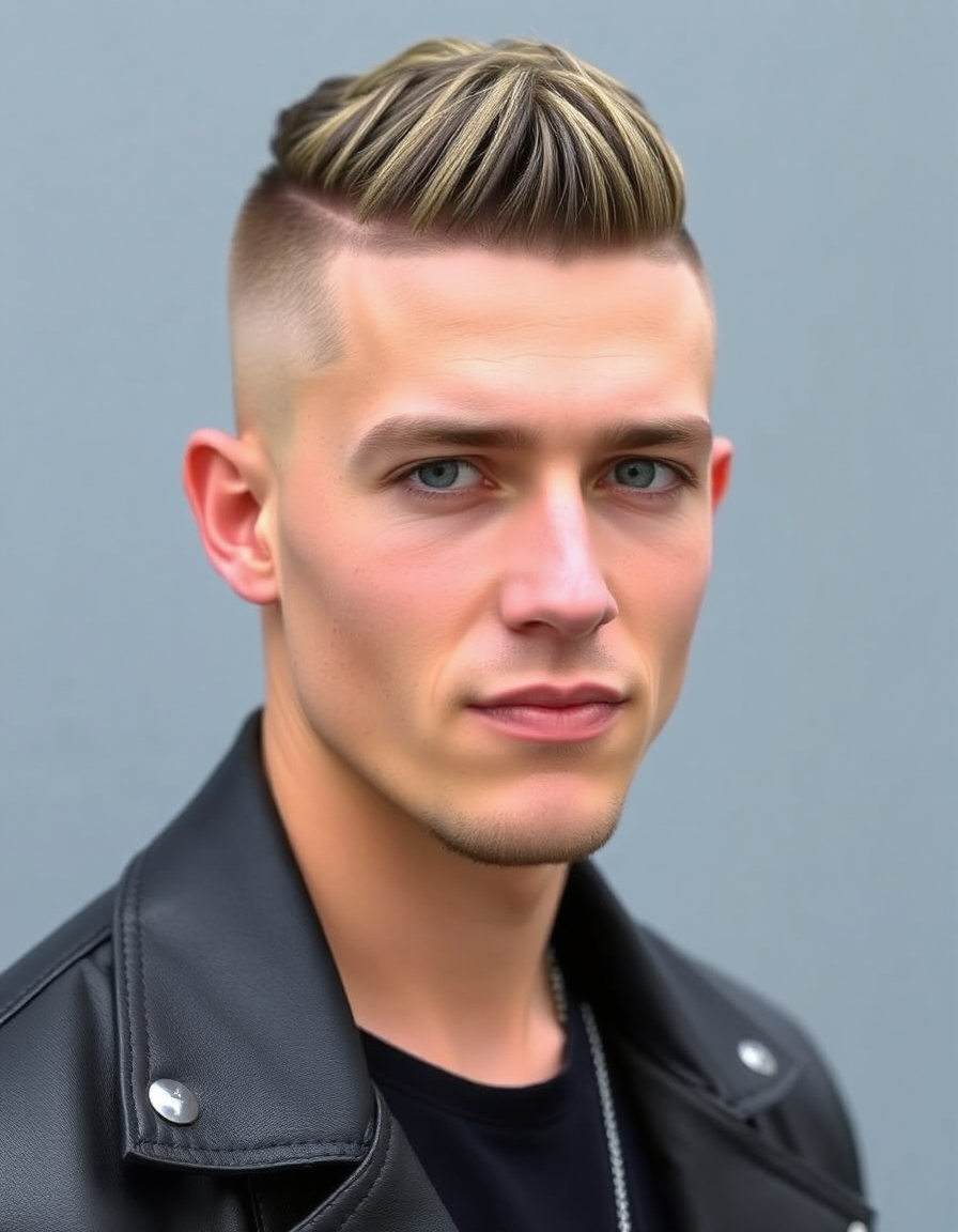 wolfcut hair for men