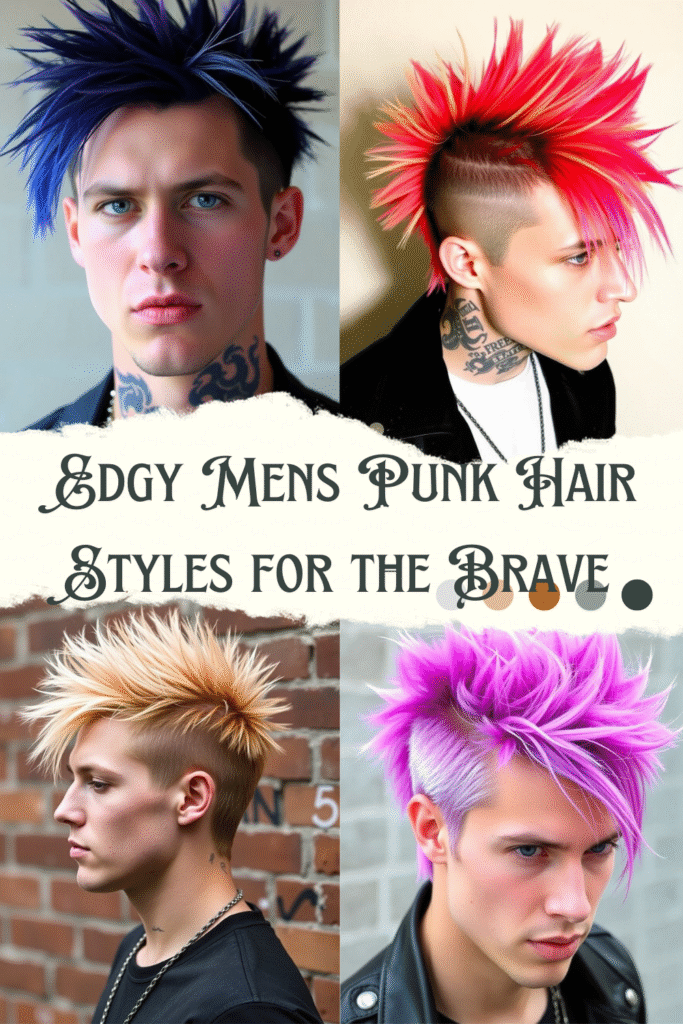 Edgy Mens Punk Hair Styles for the Brave: Rock Your Bold Look Today