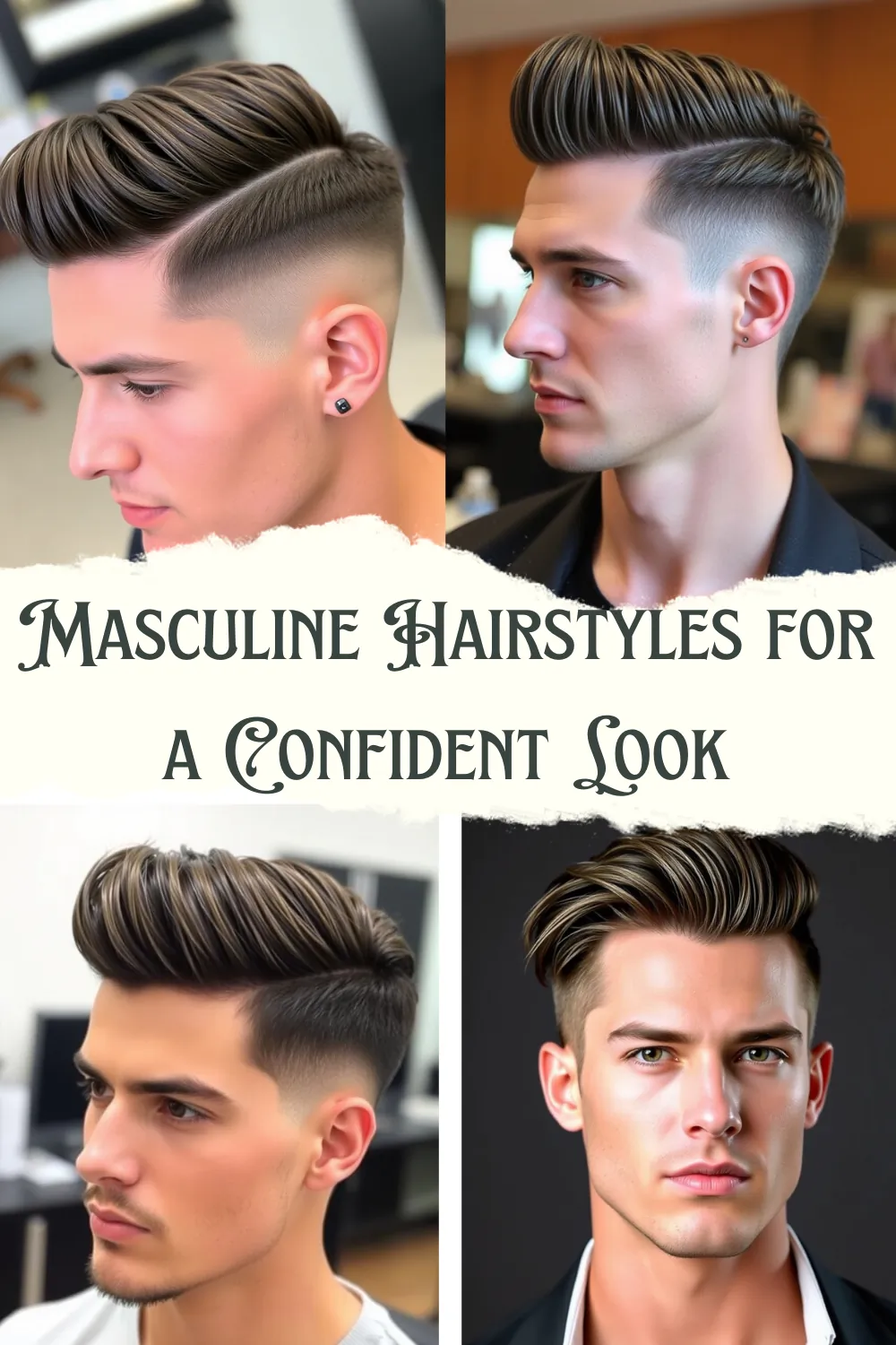Masculine Hairstyles for a Confident Look: Style Tips to Elevate Your Presence