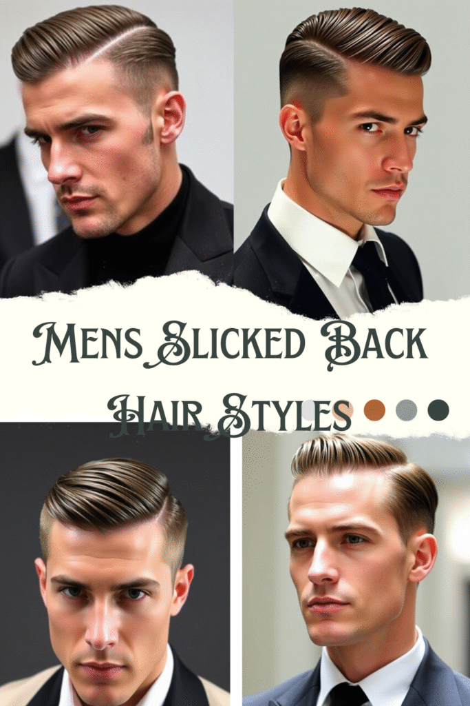 Mens Slicked Back Hair Styles: Timeless Looks to Elevate Your Style