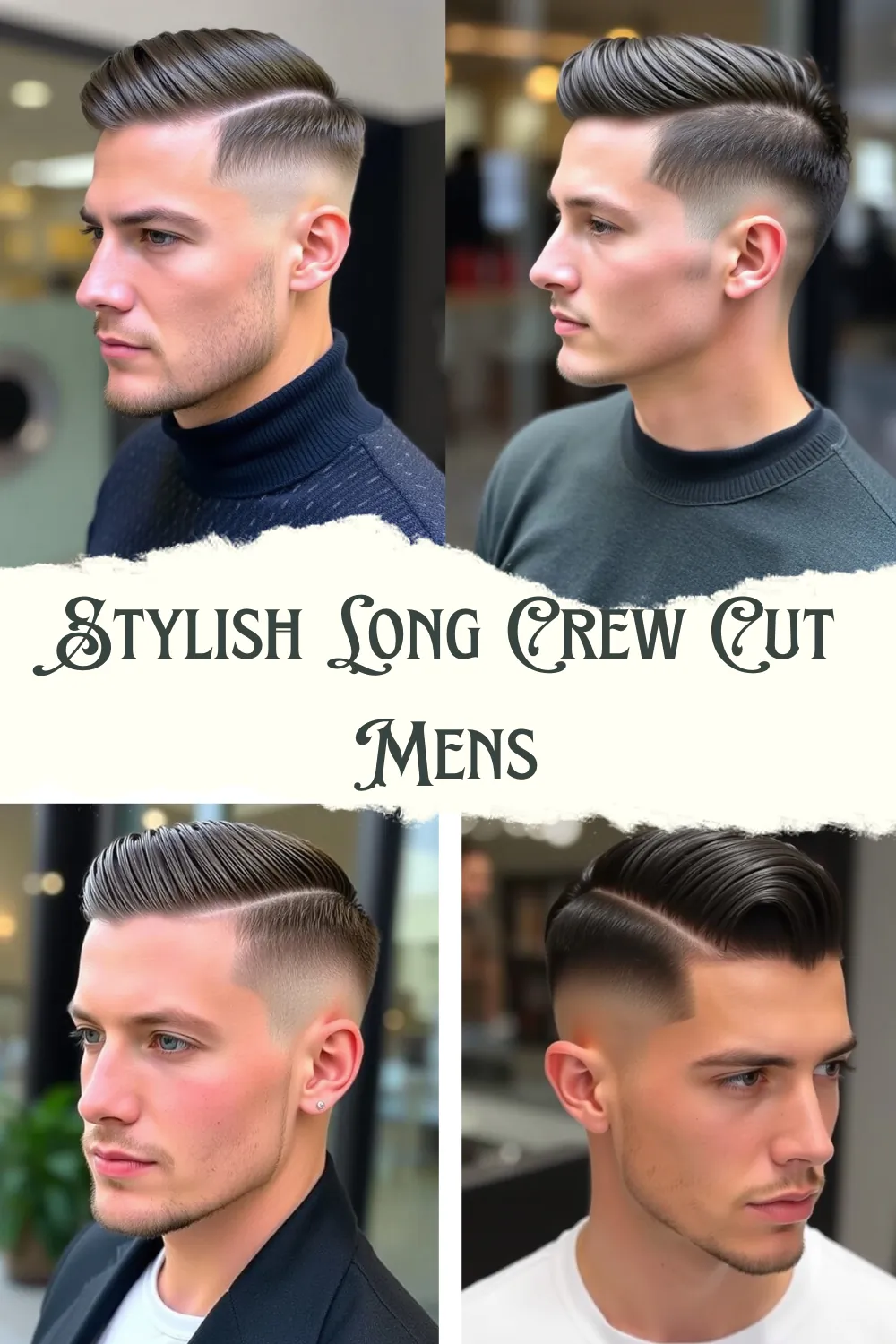 Stylish Long Crew Cut Mens: The Ultimate Guide to a Modern, Sharp Look