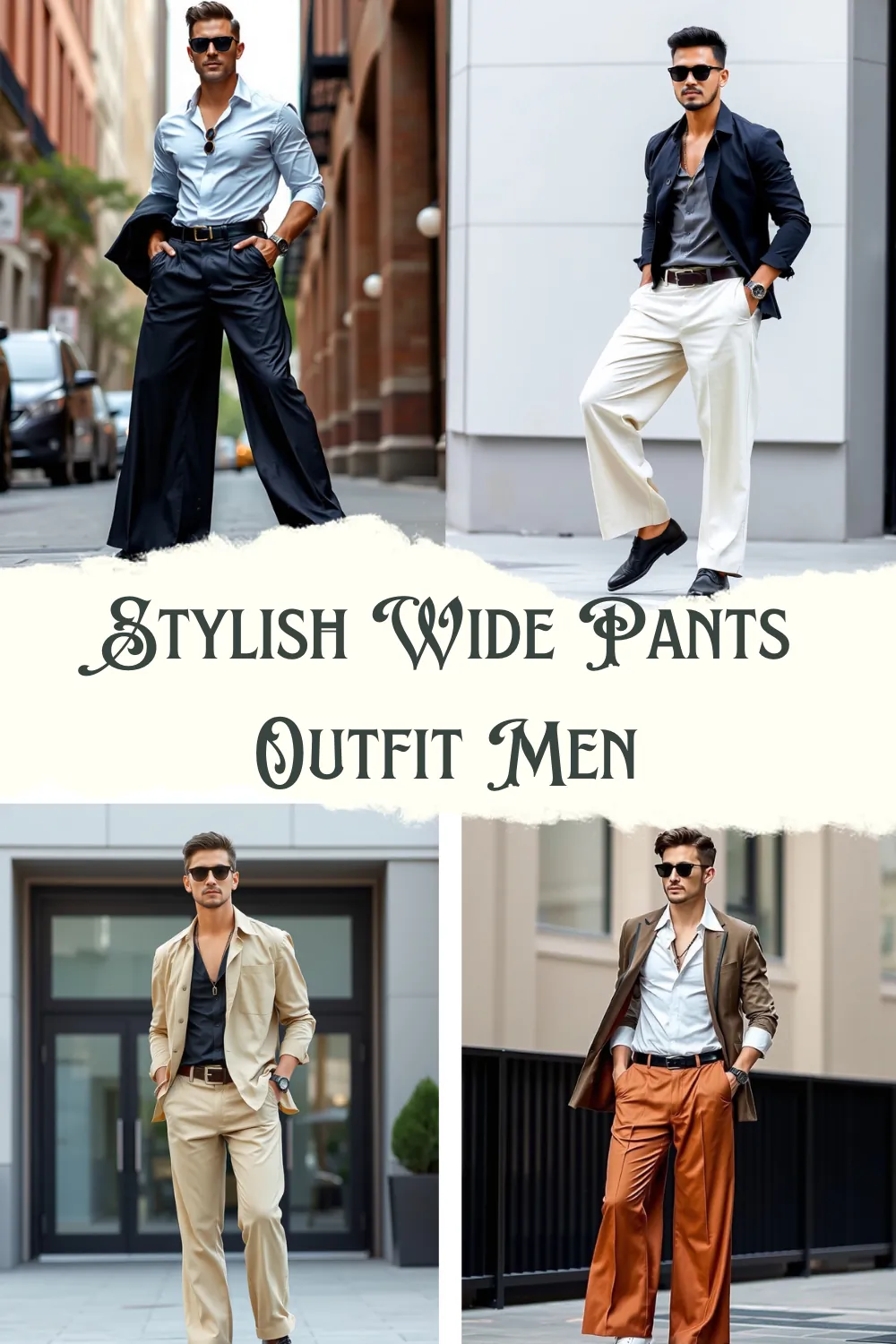 Stylish Wide Pants Outfit Men: The Ultimate Guide to Modern Comfort & Style