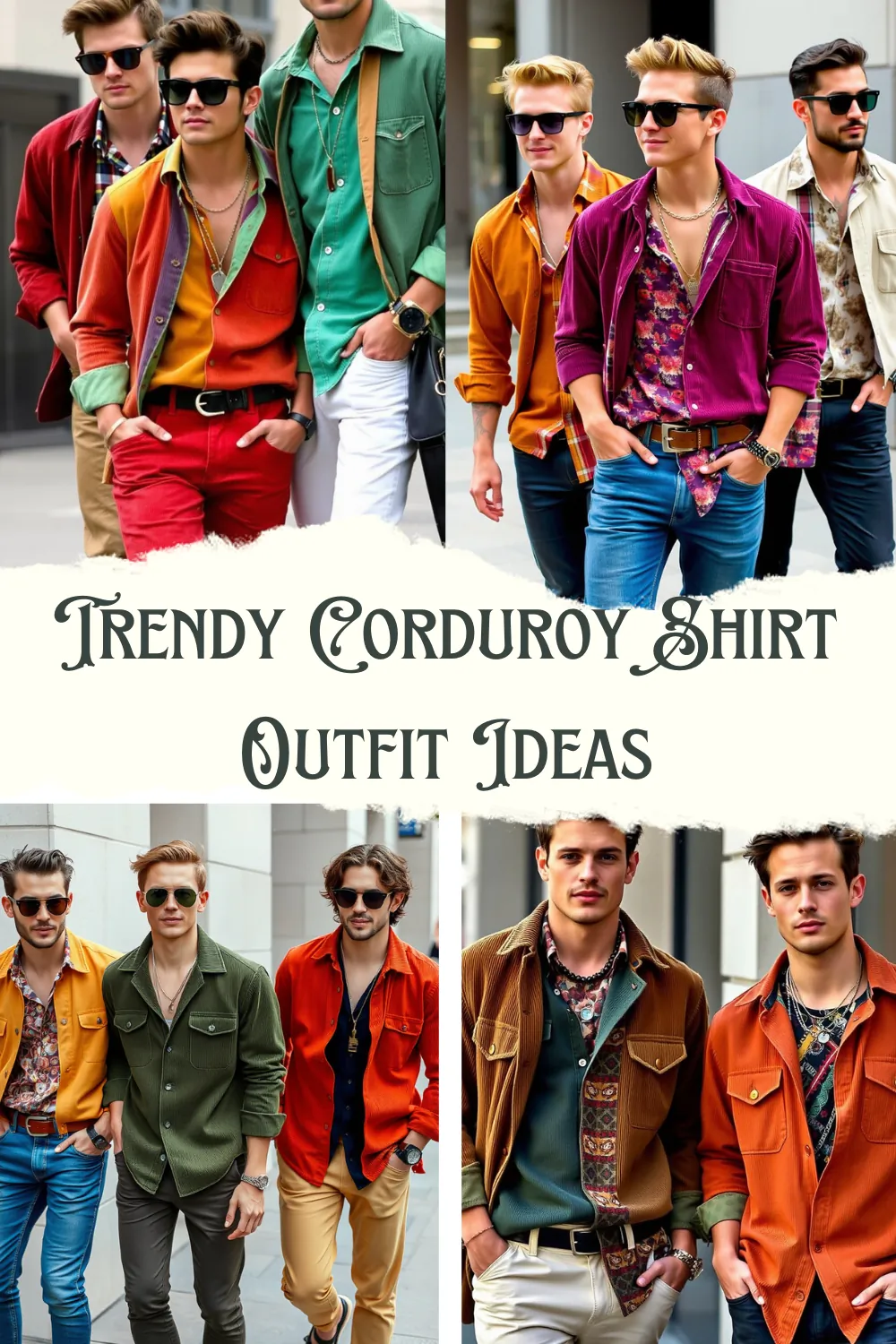 Trendy Corduroy Shirt Outfit Ideas: Elevate Your Style This Season