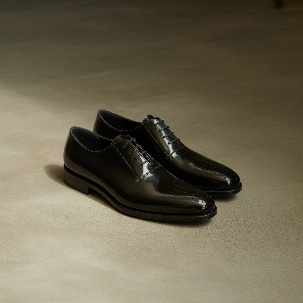 black shoes