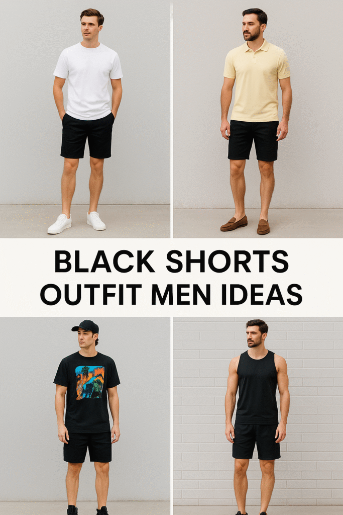 Black Shorts Outfit Men Ideas: Stylish Looks for Every Occasion