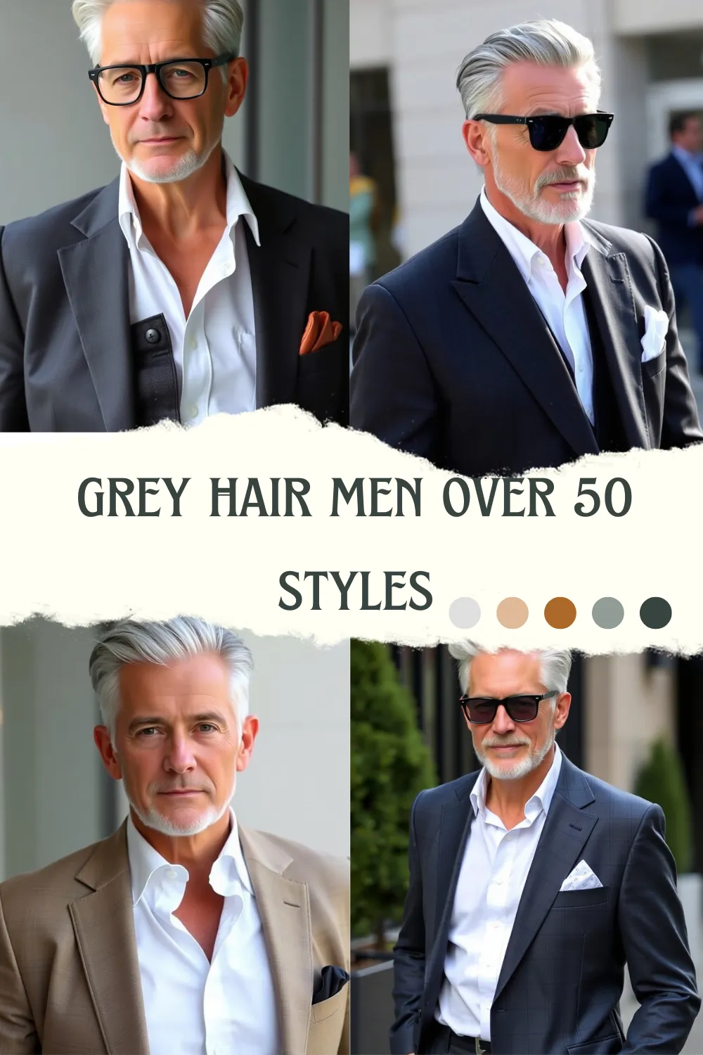 Grey Hair Men Over 50 Styles: Embrace Your Silver with Confidence