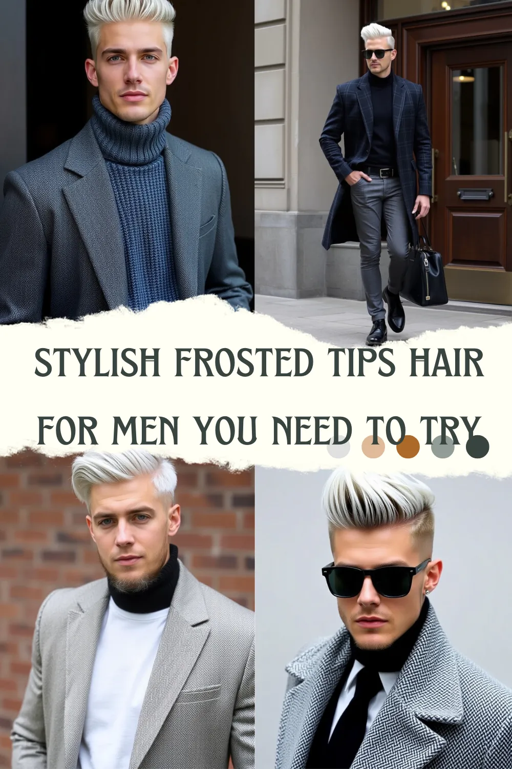 Stylish Frosted Tips Hair for Men You Need to Try