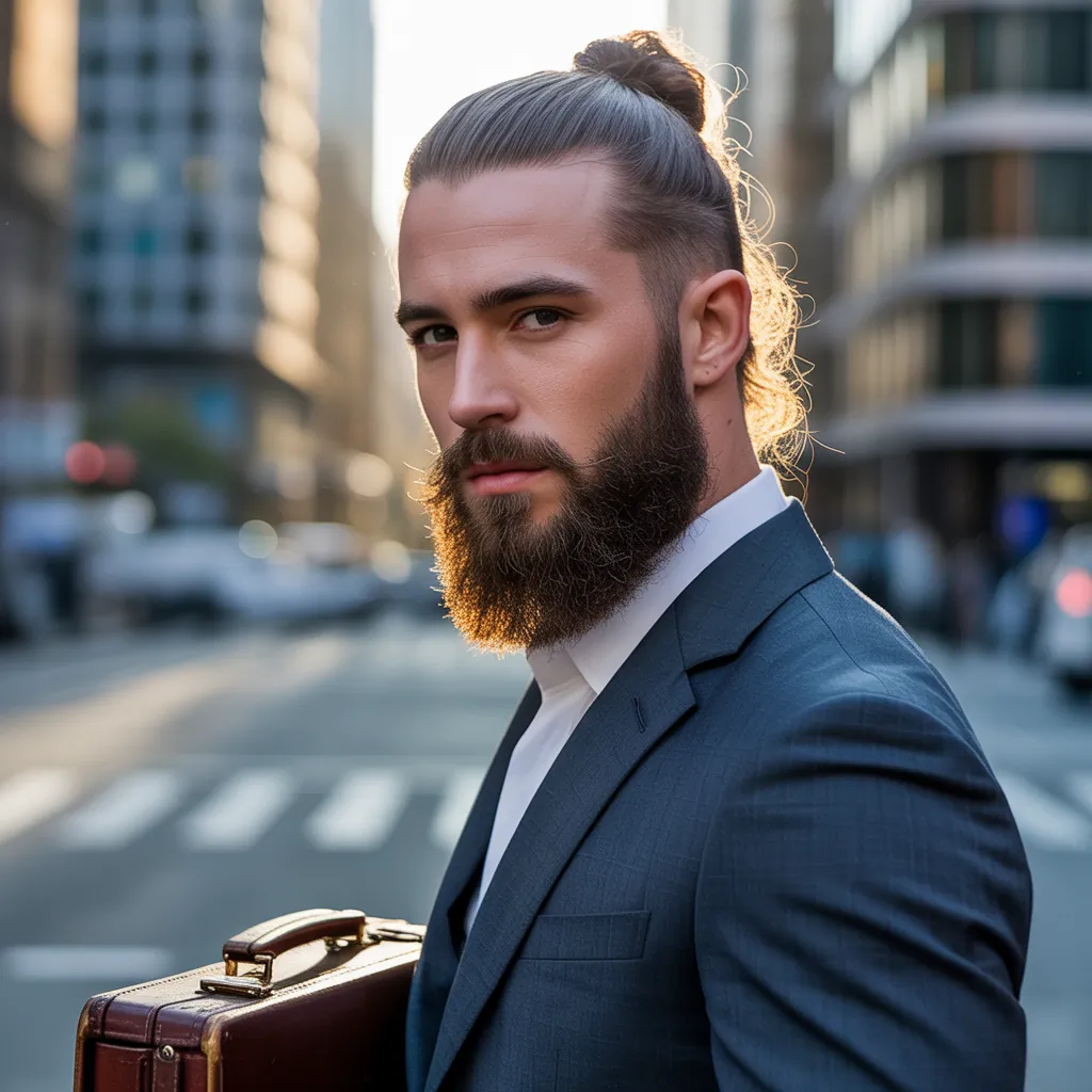 Beard Styles with a Man Bun: Ultimate Guide to Mastering This Trend