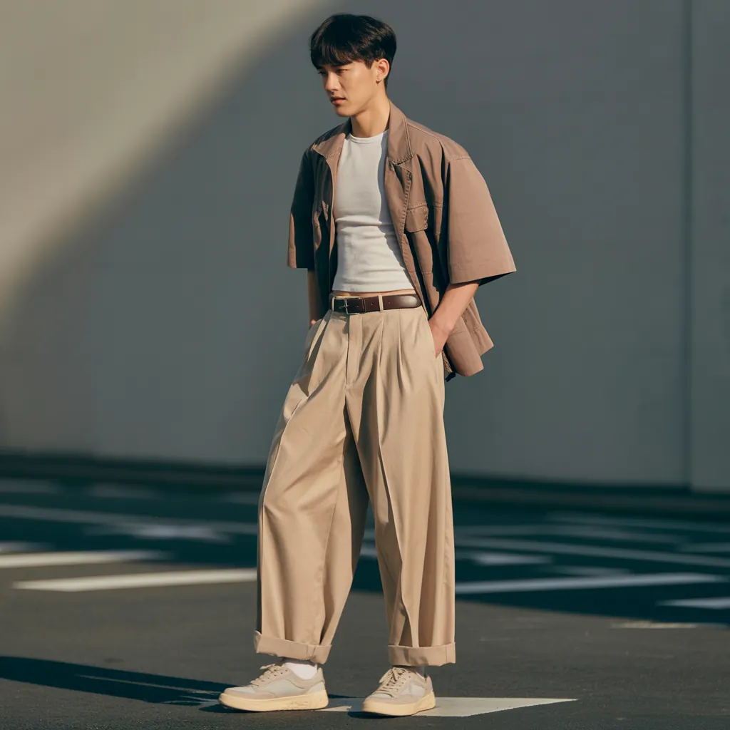 How to Style Baggy Pants Like Korean Men — 7 Key Tips & Outfit Ideas