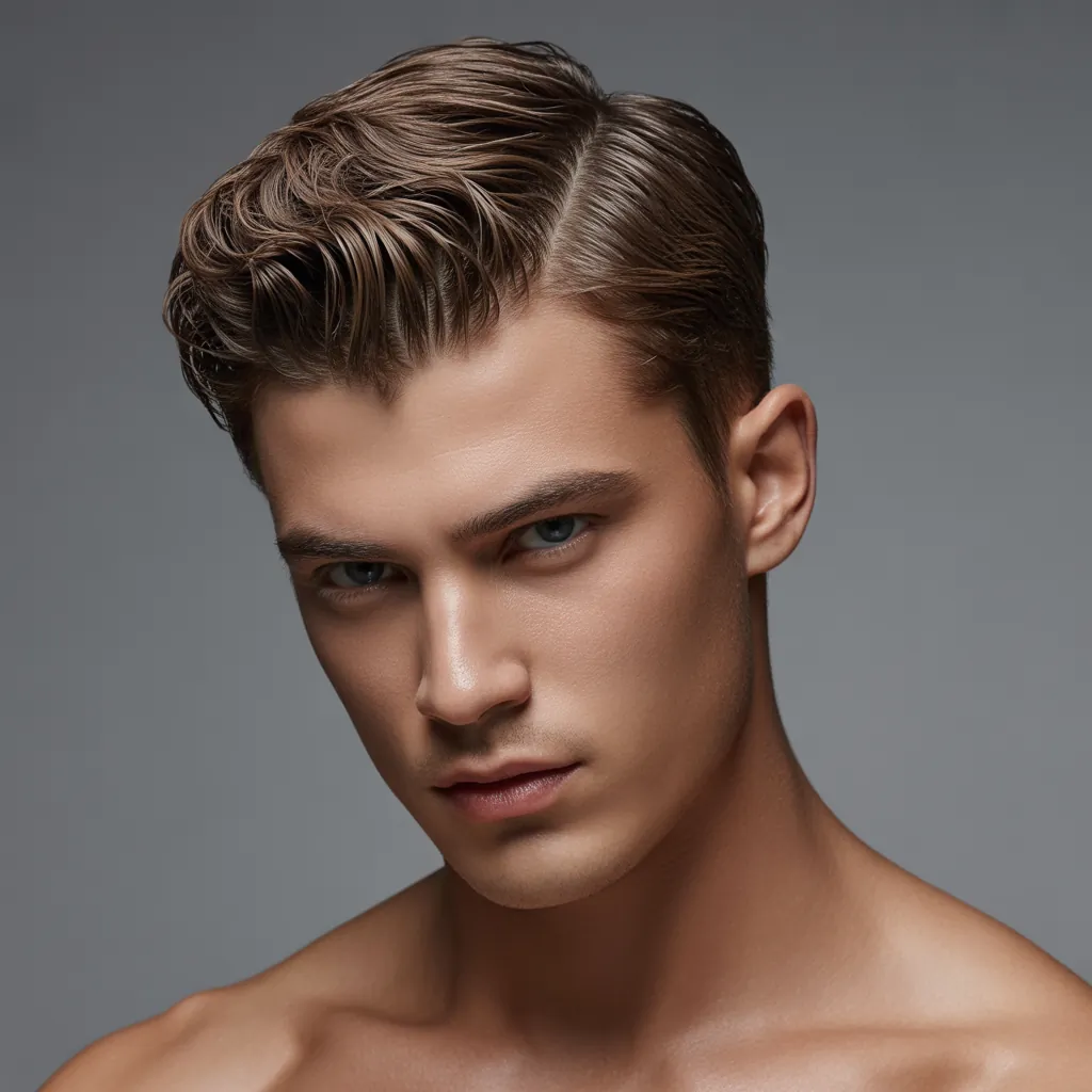 Male Model Hair