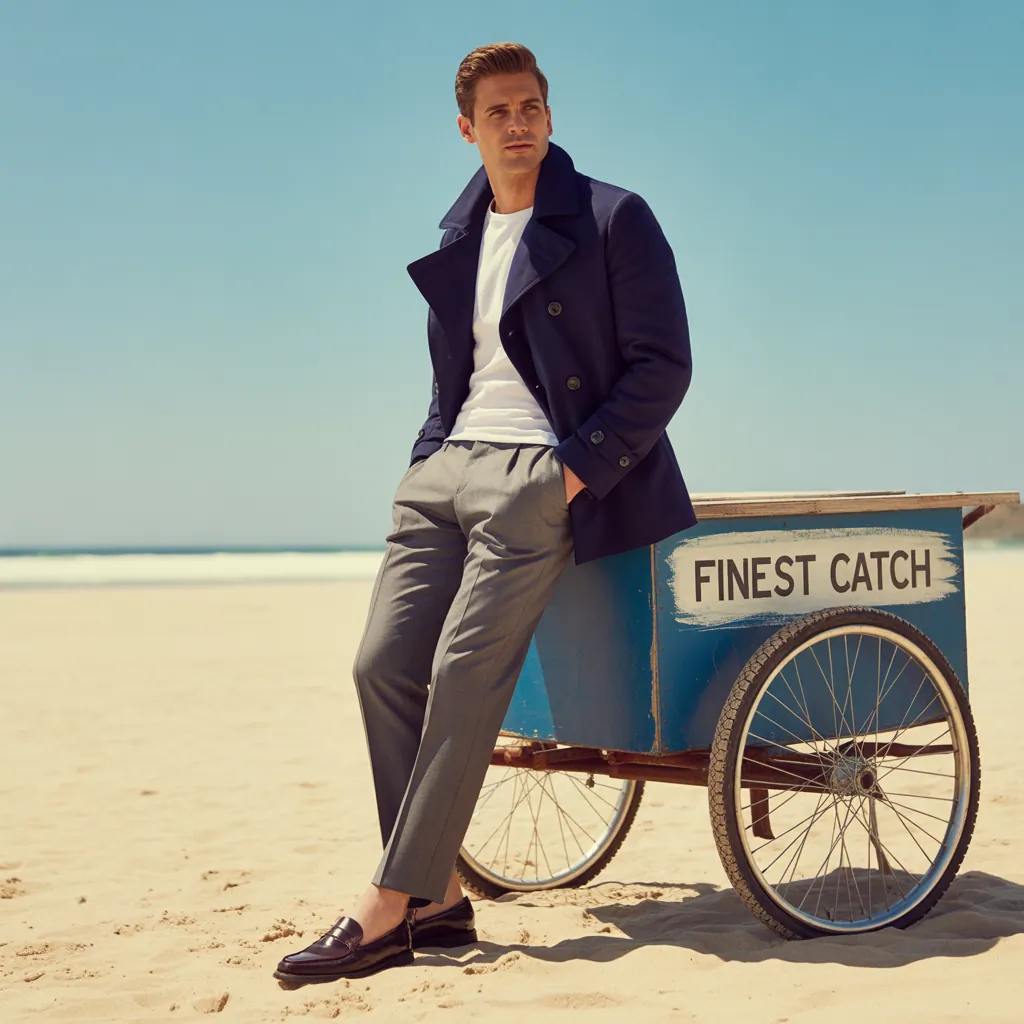 Mens Fashion Fish Chips