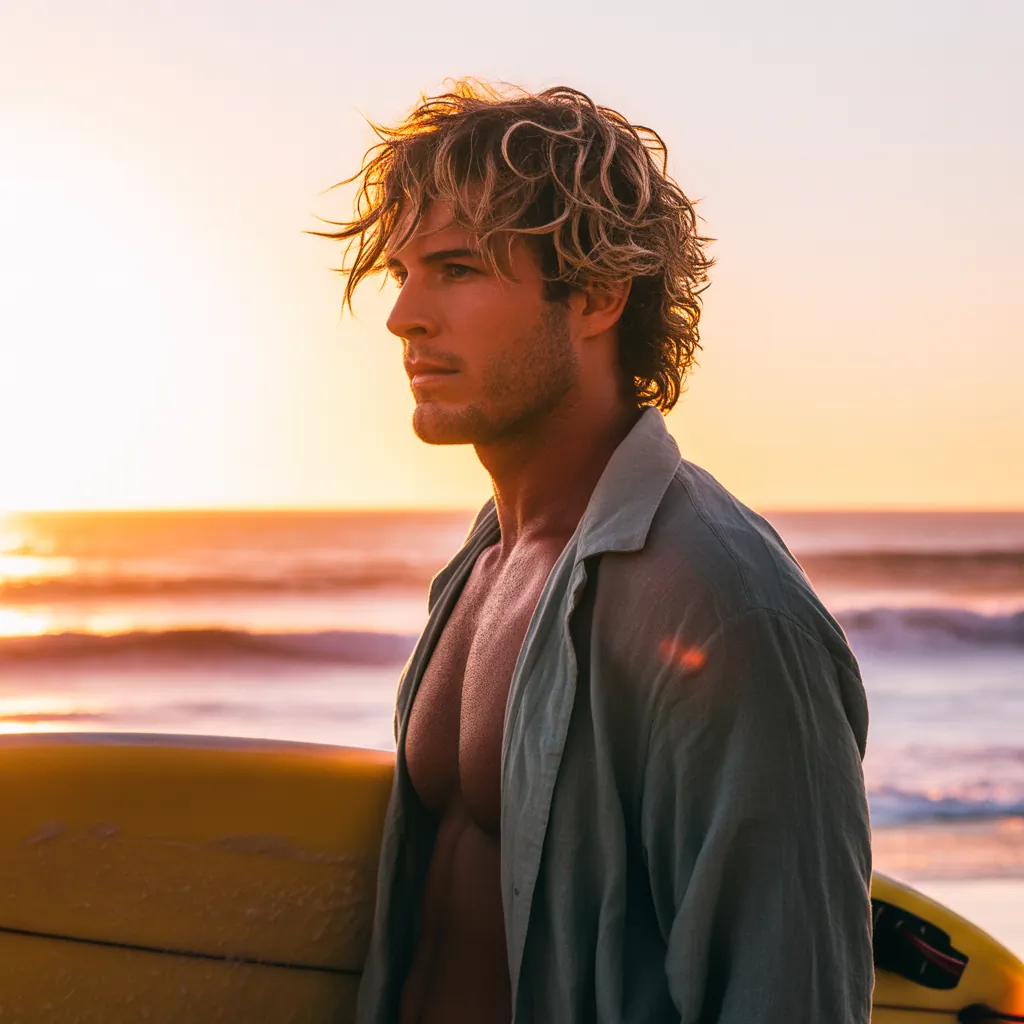 Surfer Hairstyles Men