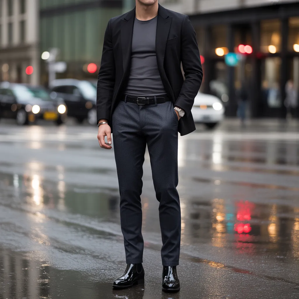 All Black Outfit Men: Master the Black-On-Black Look