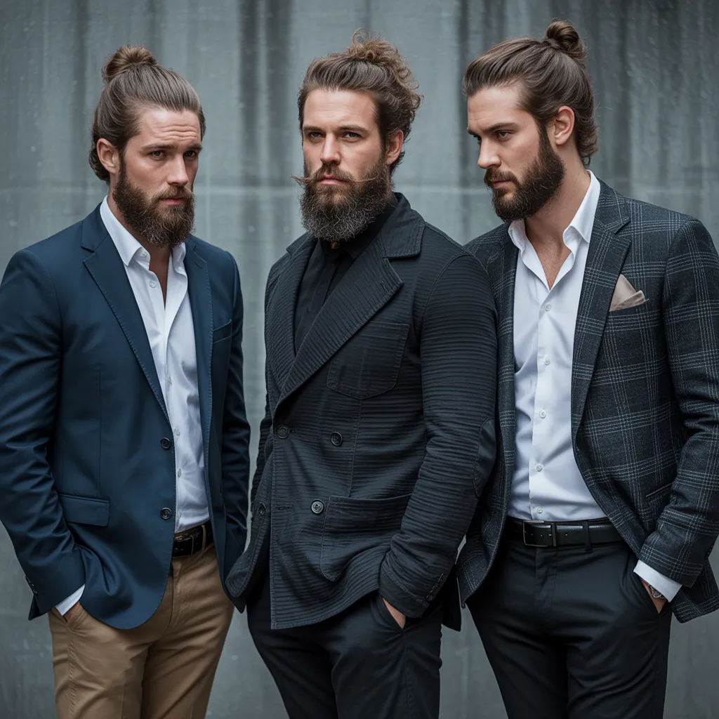 Beard Styles with a Man Bun: How to Balance Facial Hair and a Top Knot