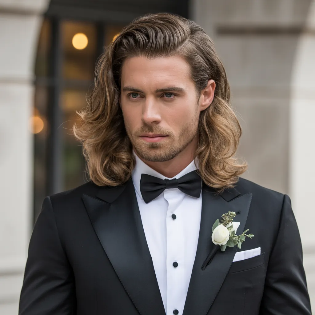Grooms Hairstyles for Long Hair: Stylish Looks for the Big Day