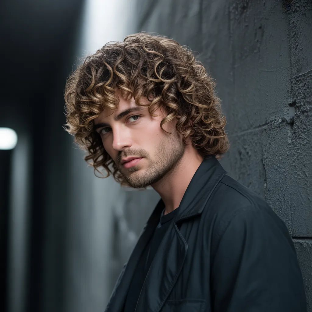 Stacked Curly Bob Haircut: A Modern Look for Men Who Love Texture