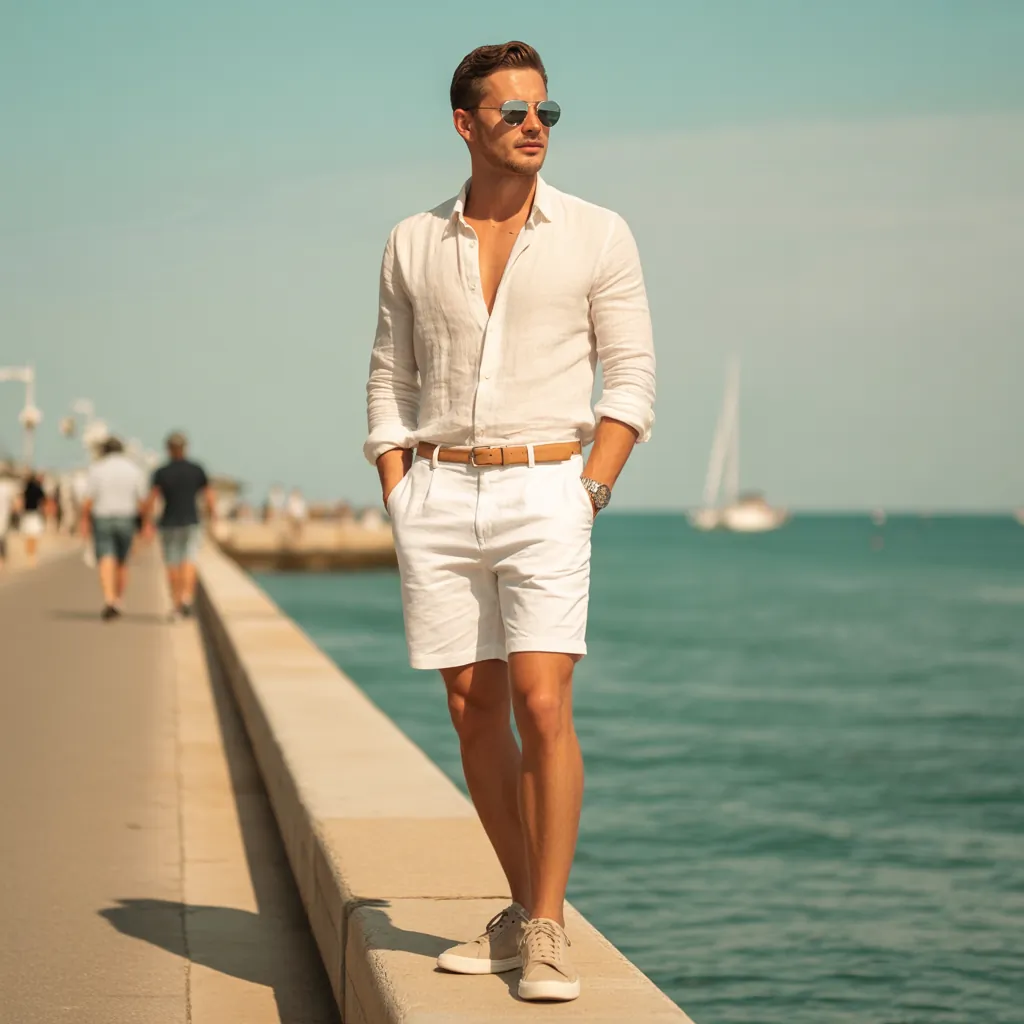 Stylish White Shorts Outfit Men Ideas — Fresh Looks for Summer
