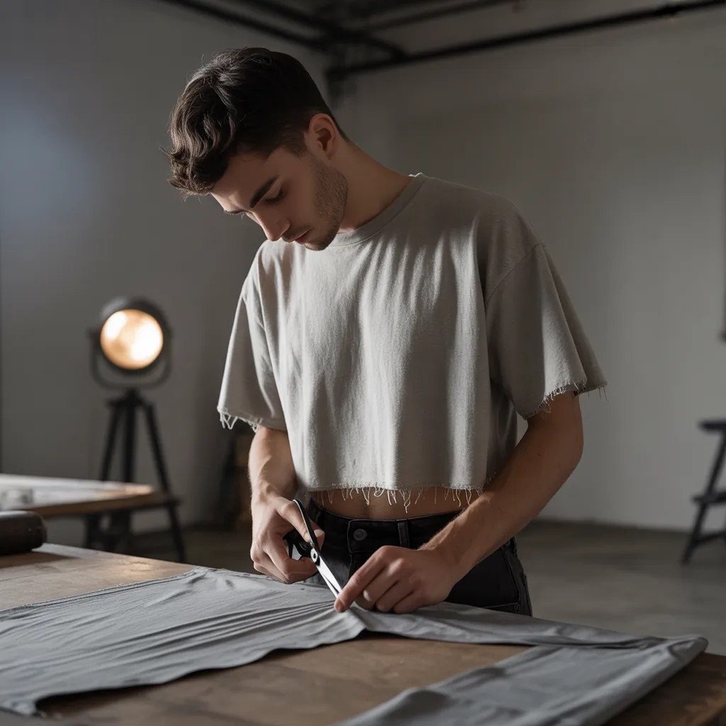 Tee Shirt Cutting DIY: Men’s Guide to Custom Cuts, Fits, and Style