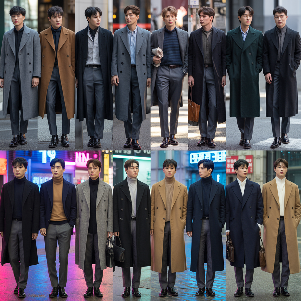 20 Stylish Korean Mens Outfit Ideas With Overcoat