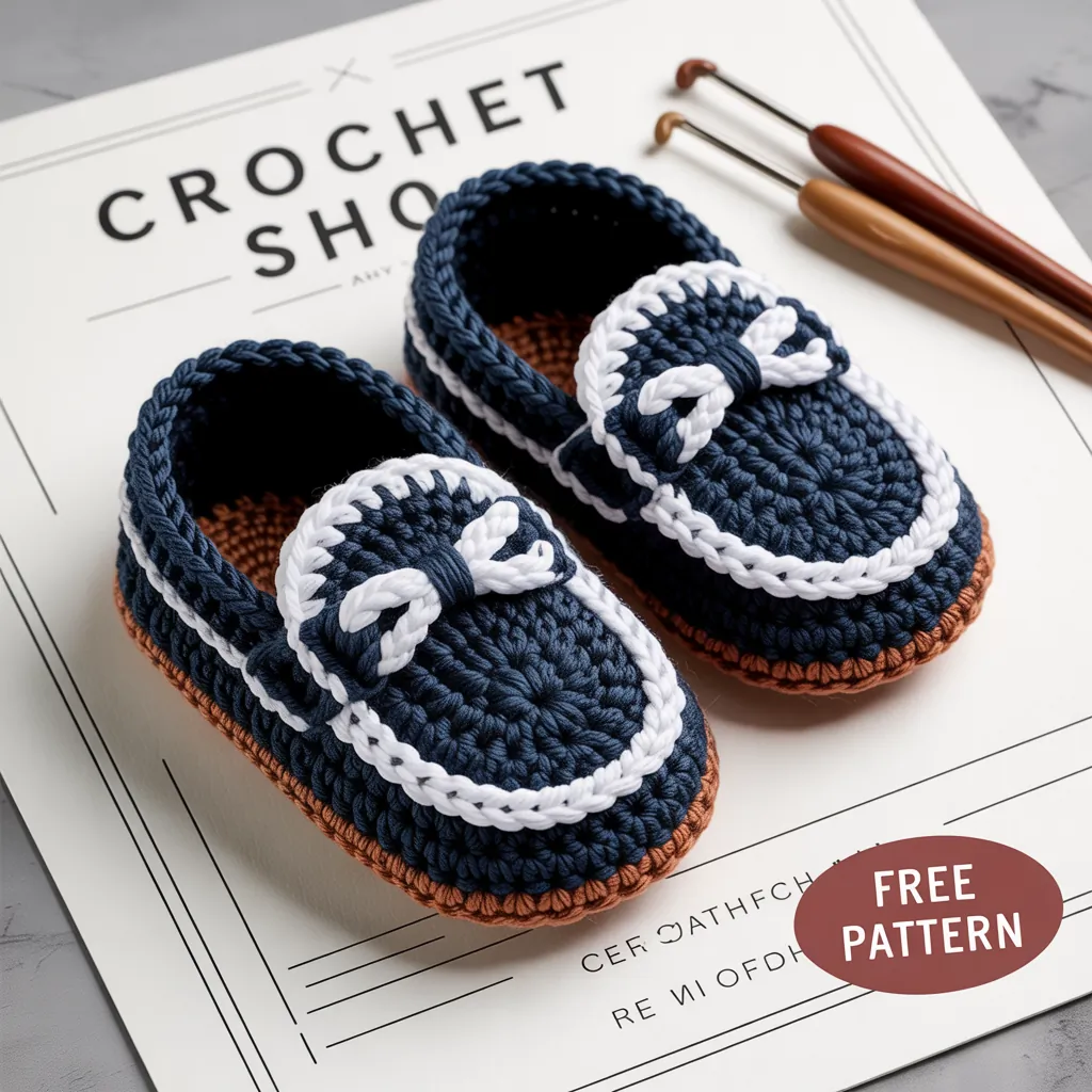 Crochet Baby Shoes Free Pattern — Stylish DIY Booties for Mini Menswear