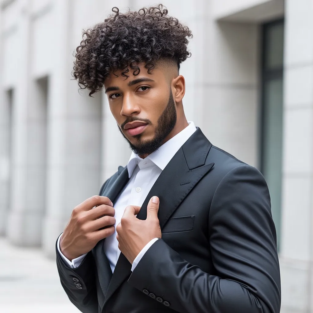 Curly Hair Hairstyles: The Best Cuts, Styling Tips & Outfit Pairings for Men