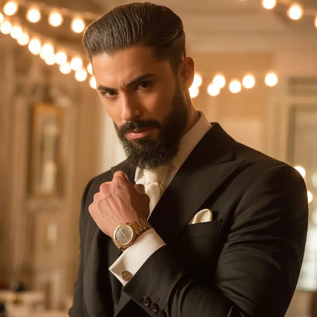 Grooms Hairstyles with Beard: Stylish Looks for Your Wedding Day
