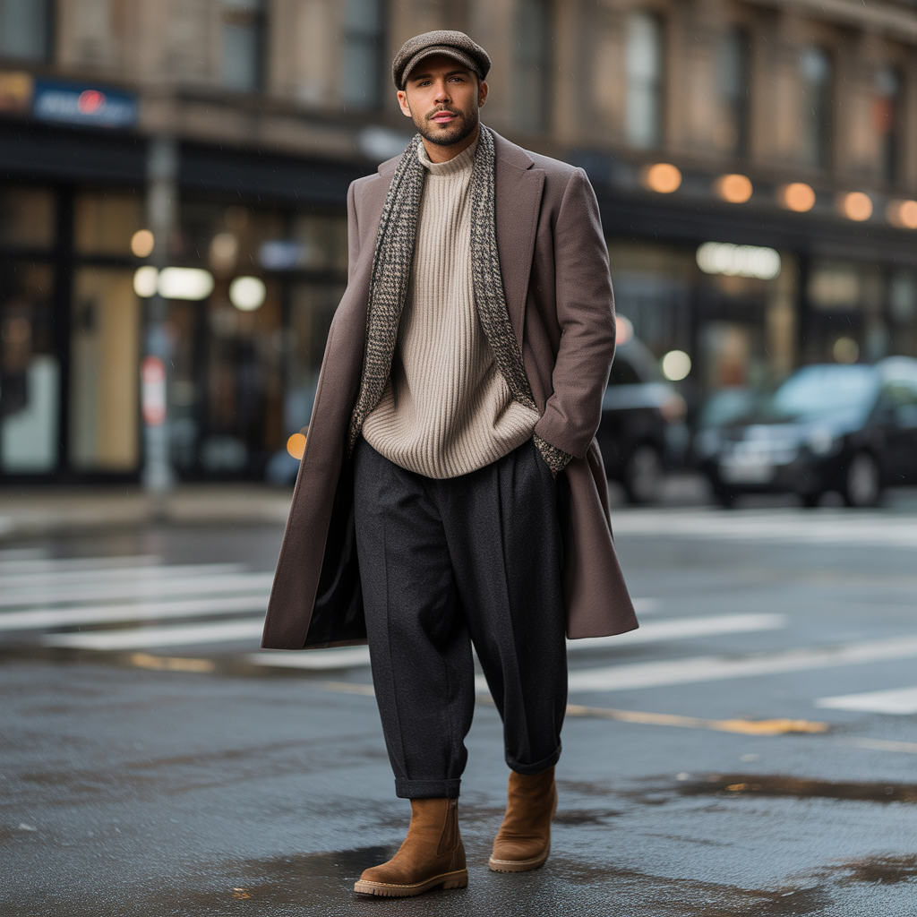 how to style baggy pants in winter menstyle guide — Cozy, Cool, Confident