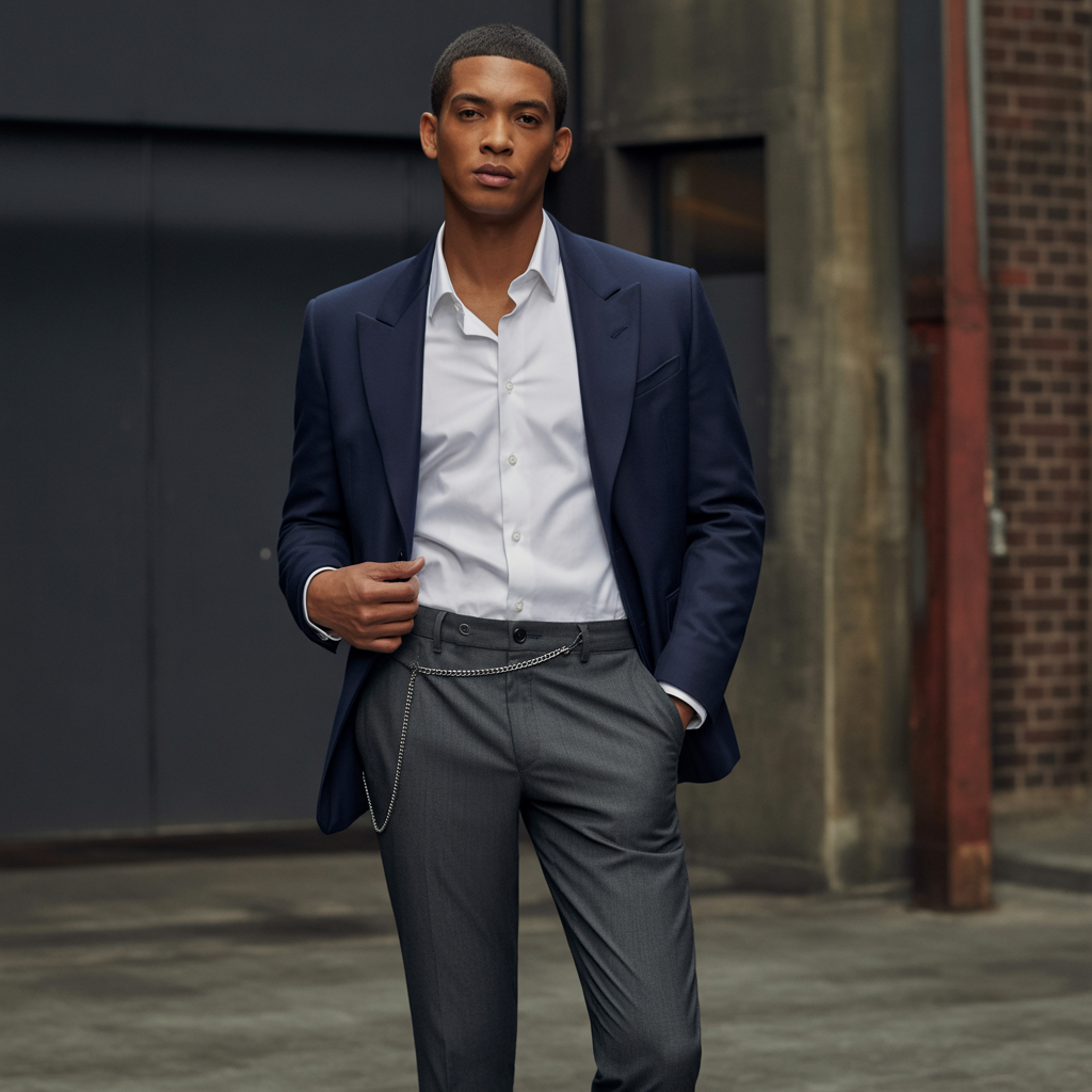 How To Wear A Pants Chain