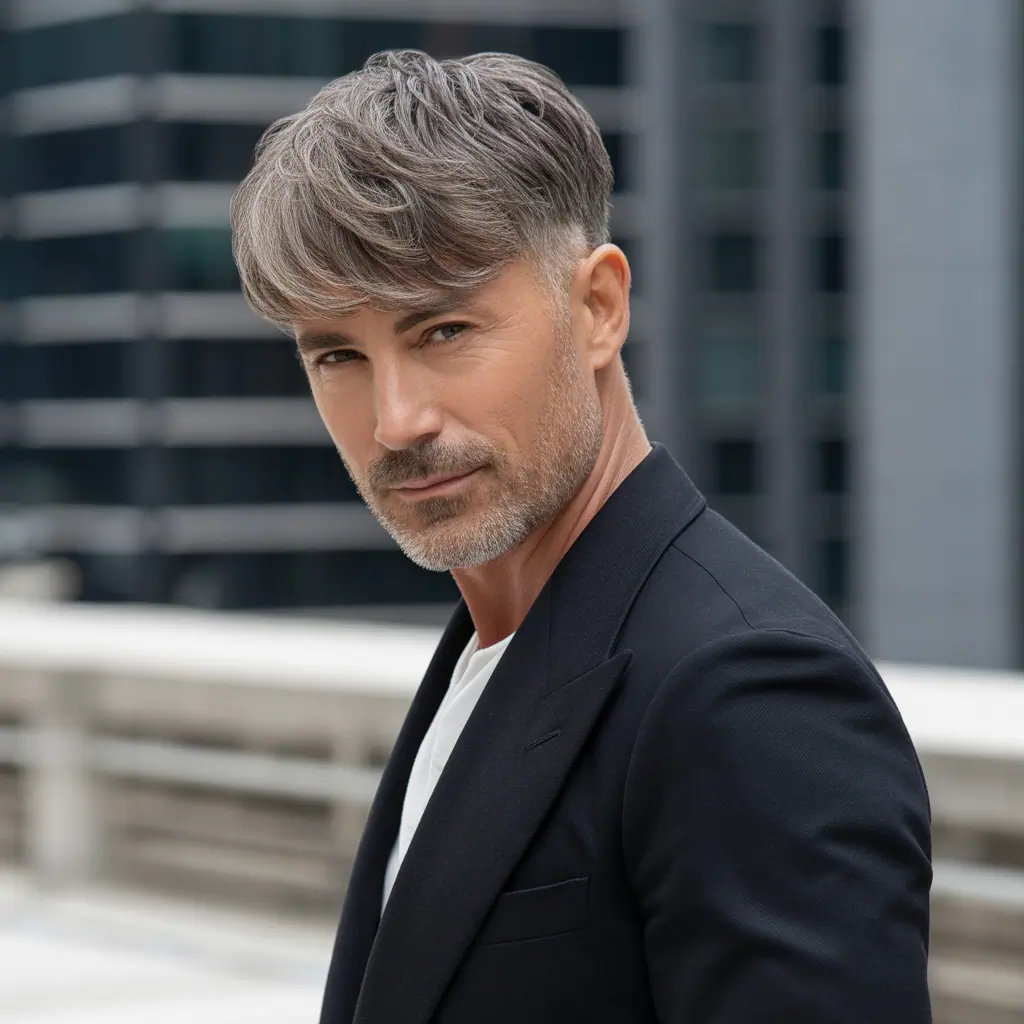 Layered Haircuts For Older Men Over 40