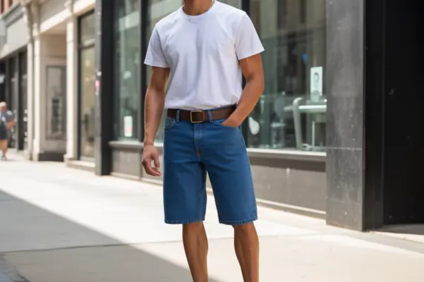 Long Jorts: How to Wear Knee-Length Denim Shorts With Confidence