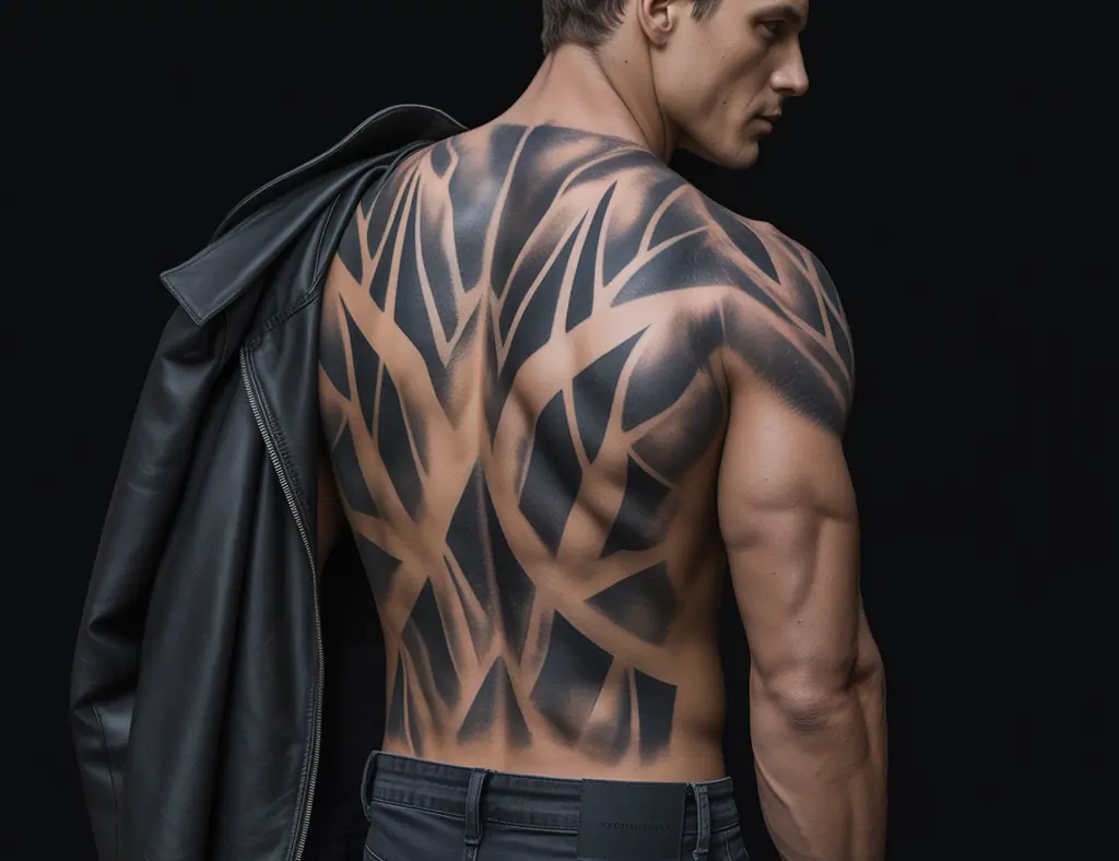 Mens Back Tattoos