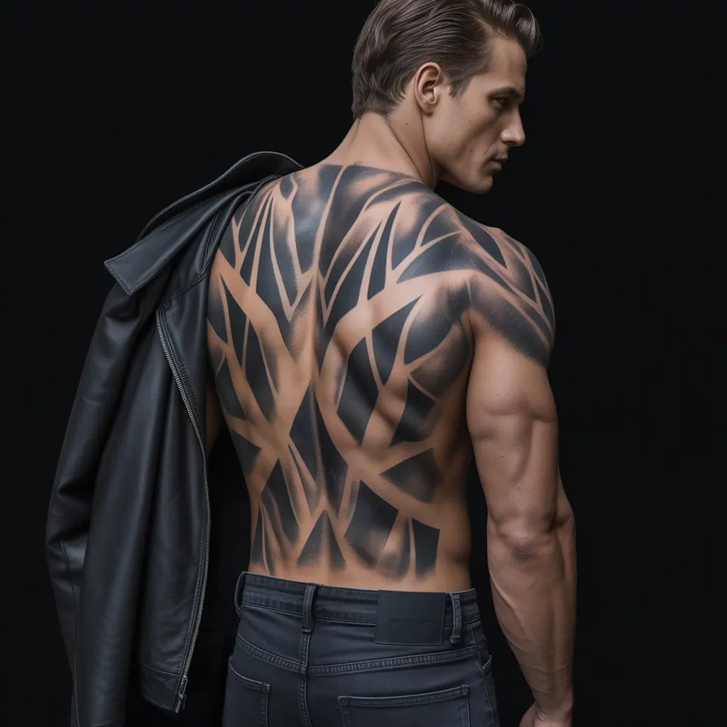 Mens Back Tattoos