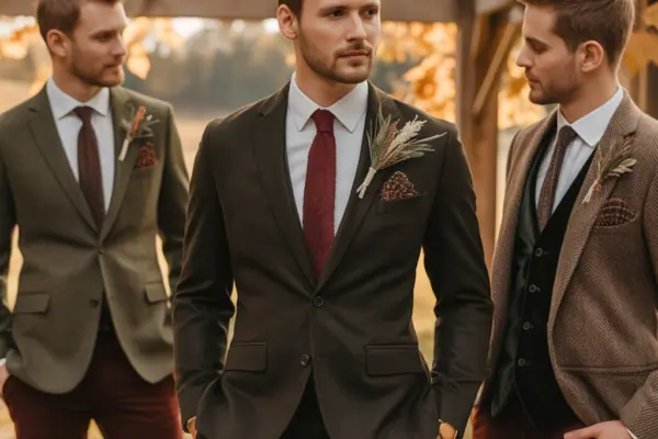 Mens Fall Wedding Outfit Ideas: Stylish Looks for Autumn Weddings