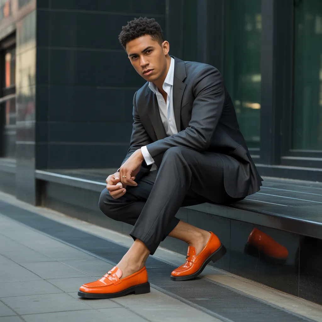 Orange Shoes