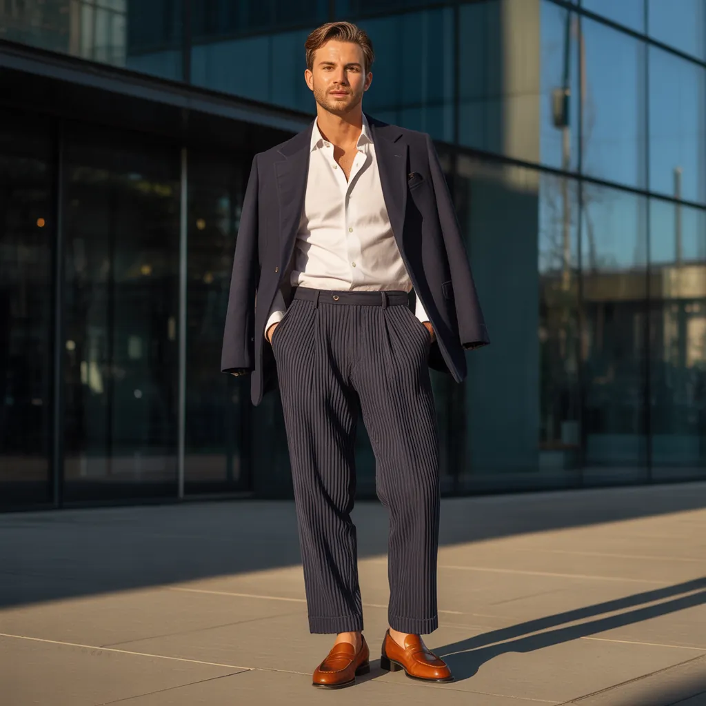 Stylish Pleated Pants For Effortless Elegance