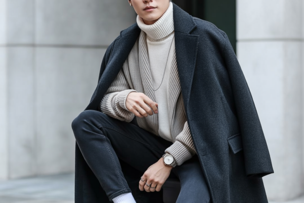 Trending Korean Mens Winter Outfit Ideas