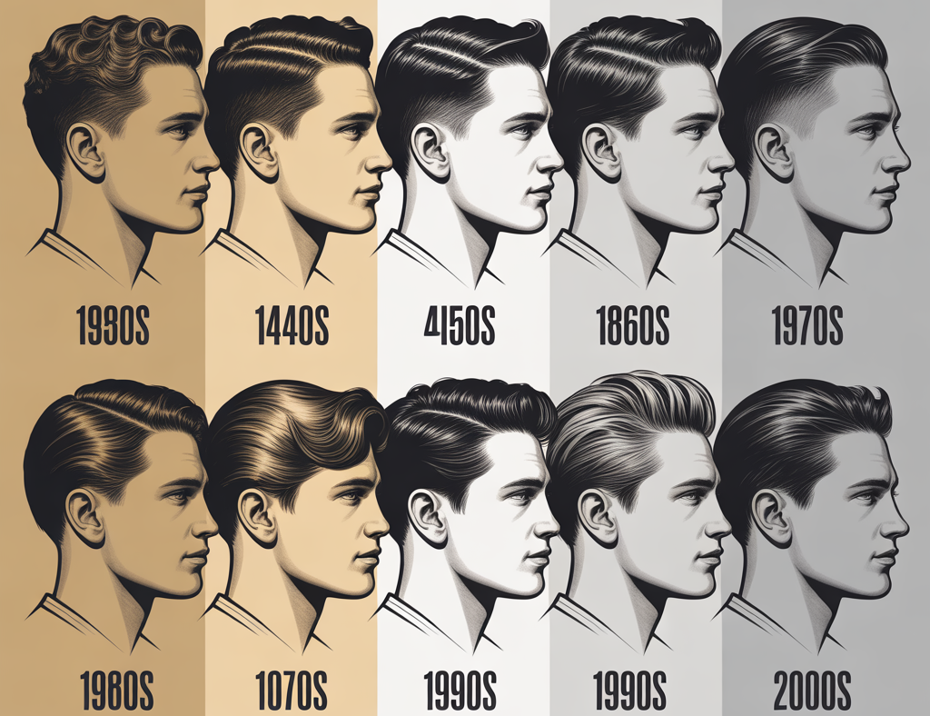 1930s-2000s Mens Hairstyles: A Decade-by-Decade Guide to Timeless Looks