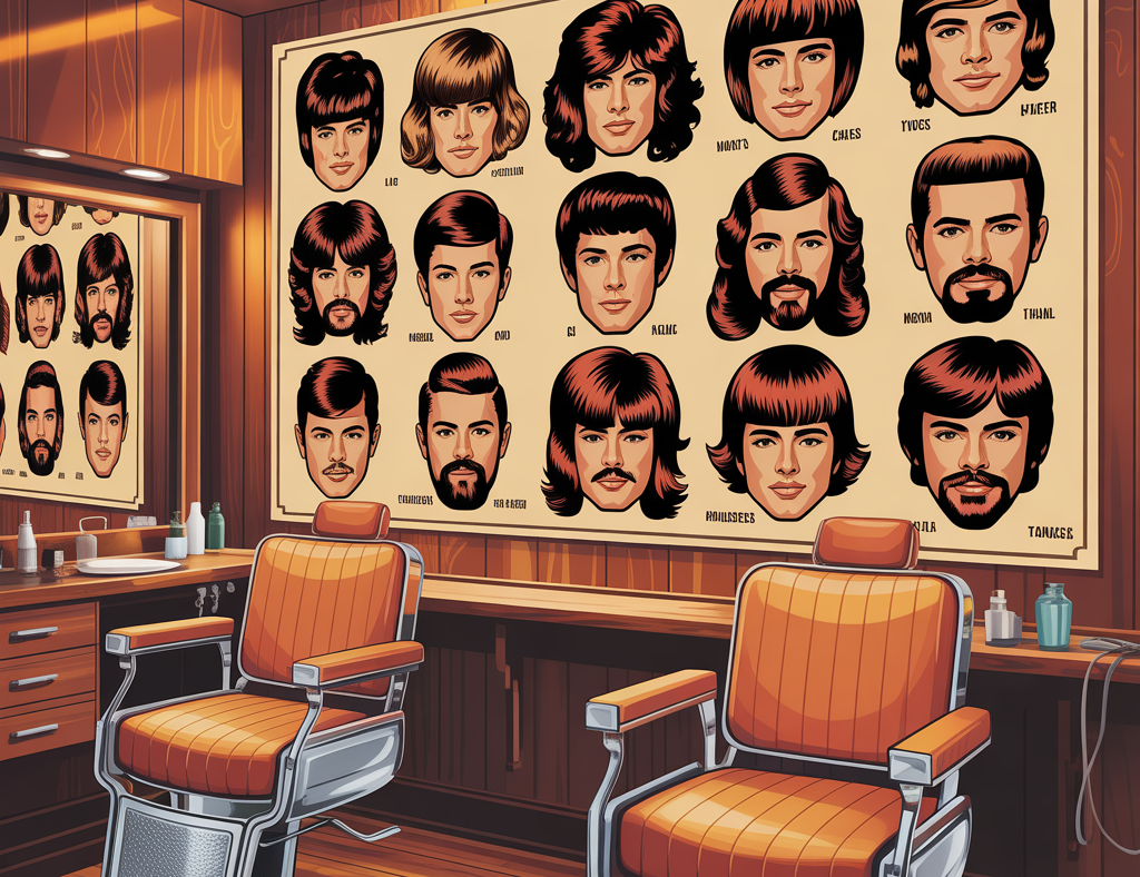 1970s Barbershop Chart: The Ultimate Guide to Retro Men’s Hair & Style