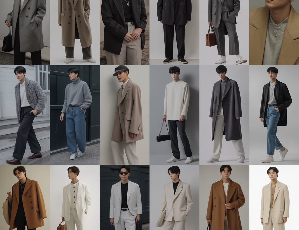 20 Korean Mens Fashion Outfit Ideas in Early Winter