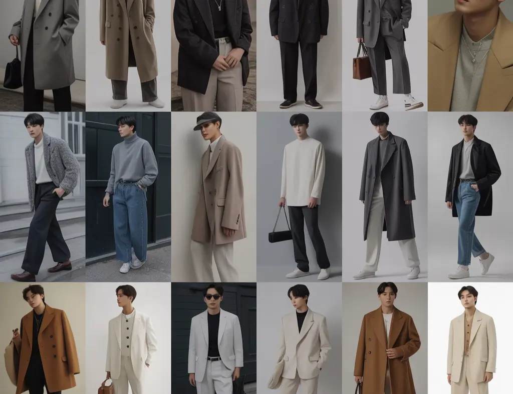 20 Korean Mens Fashion Outfit Ideas in Early Winter