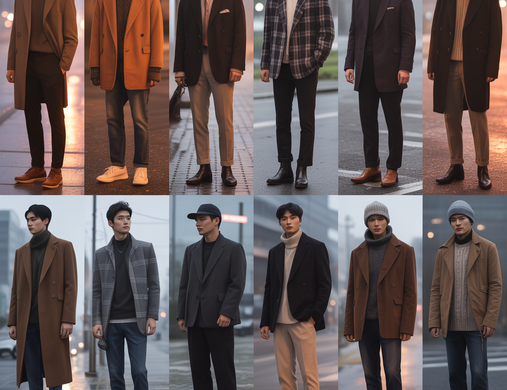 20 Korean Mens Fashion Outfit Ideas in Late Fall