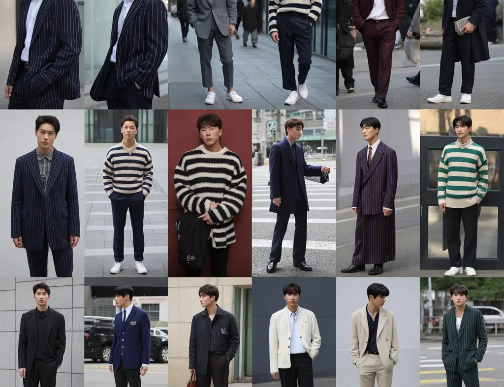 20 Ways To Wear Style Stripes Like Korean Men