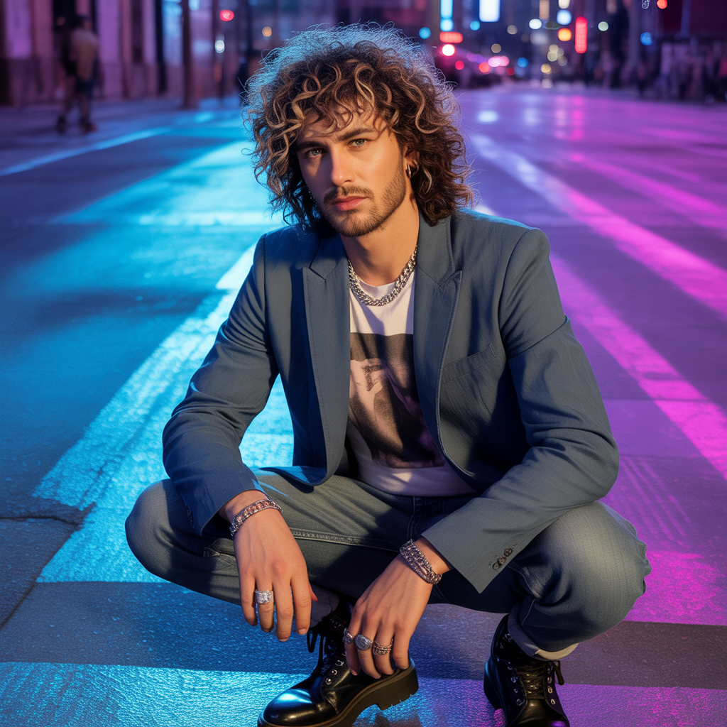 Curly Mullet Men: The Modern Guide to Styling, Outfits, and Maintenance
