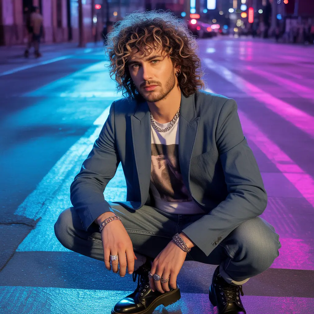 Curly Mullet Men: The Modern Guide to Styling, Outfits, and Maintenance