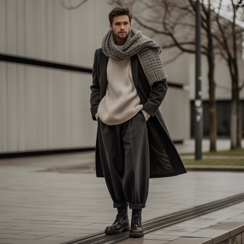 How to Style Baggy Pants in Winter — Practical Men’s Outfit Ideas