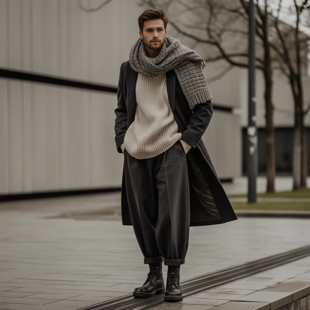 How to Style Baggy Pants in Winter — Practical Men’s Outfit Ideas